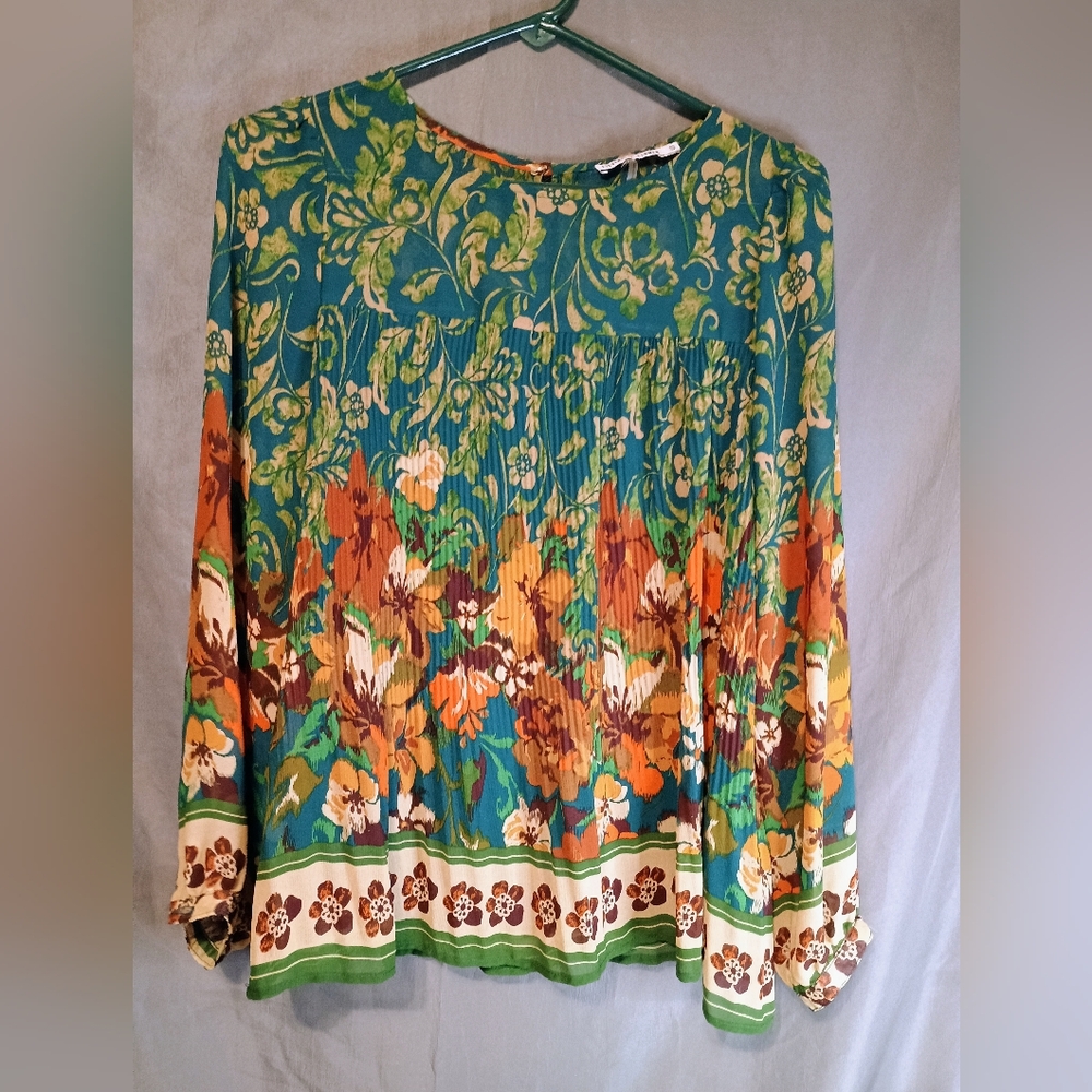 Figueroa&Flower Floral Bohemian Women's Tunic